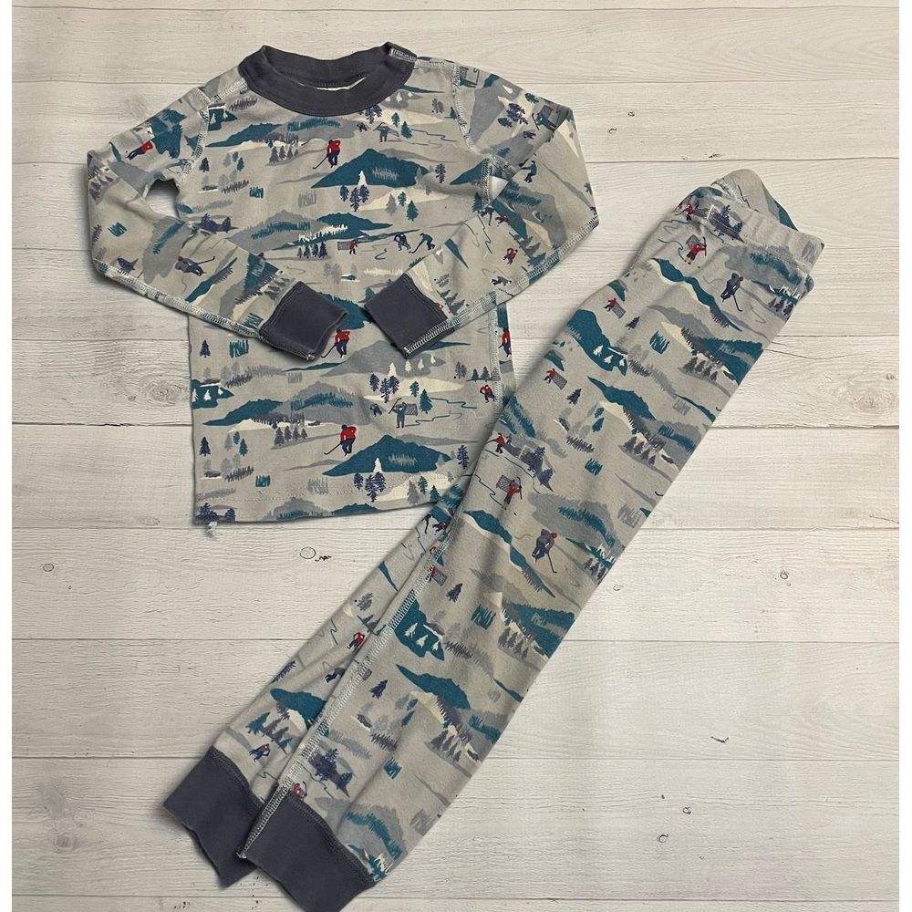 Hanna andersson ski print pajamas 110/5